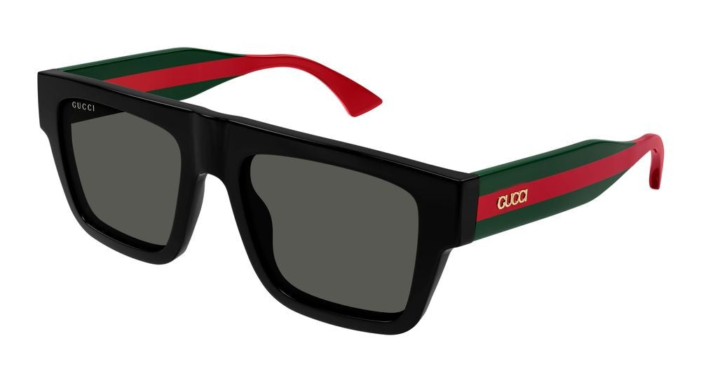 Gucci Sunglasses Gg1868s 001 Black Green Grey 53/19/145