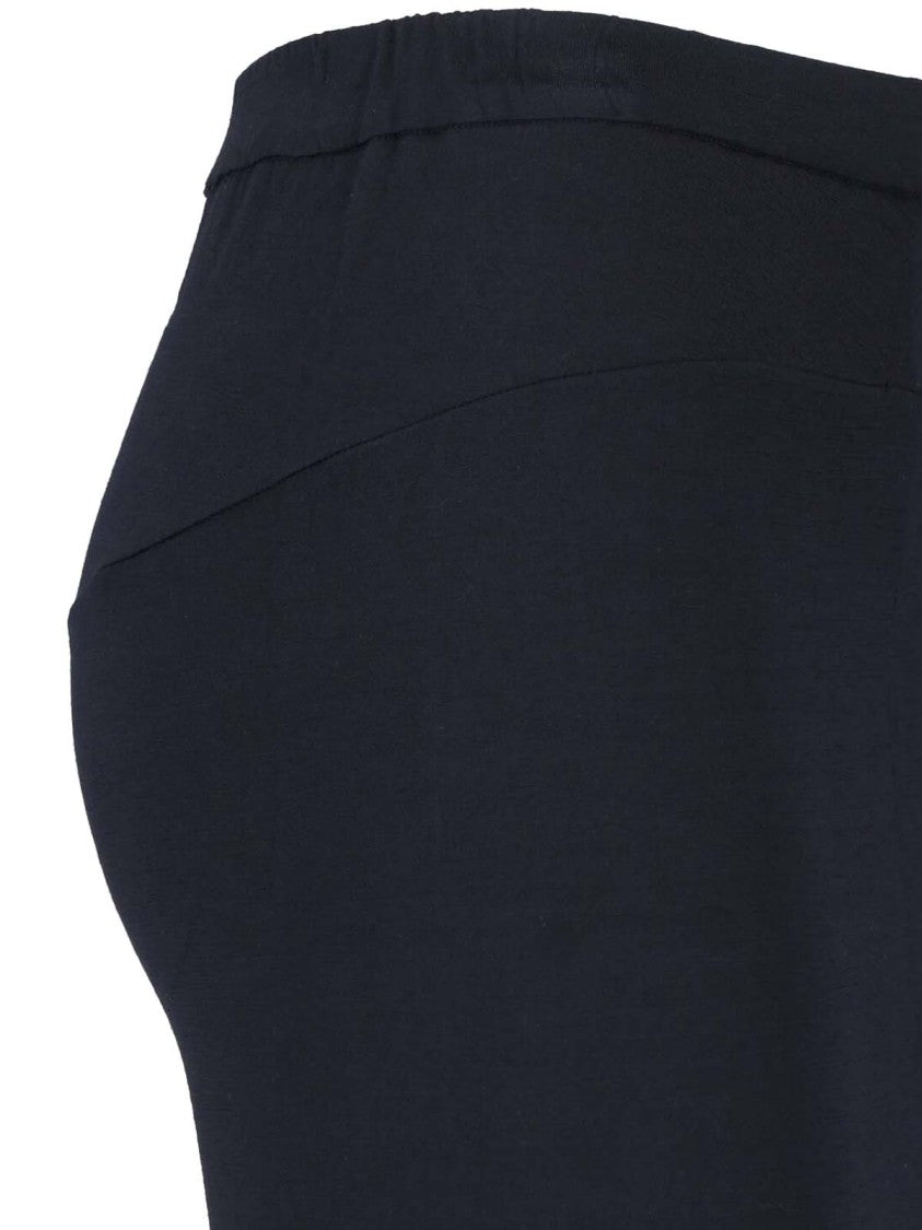 Junya Watanabe High-Waisted Midi Skirt With Textured Hem