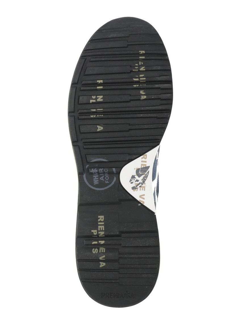 Premiata Blue Mick 0.1 Suede Sneakers
