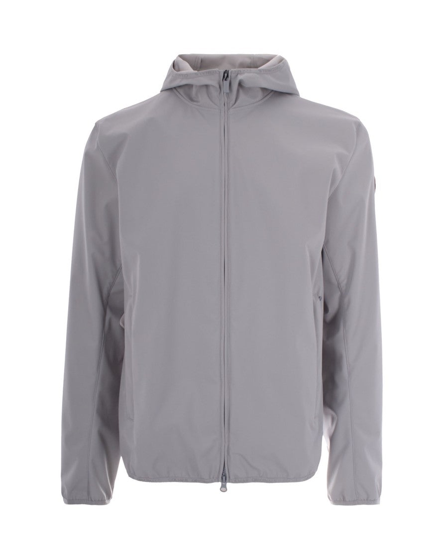 Colmar Softshell Casual Jacket With Fixed Hood And Zippered Pockets