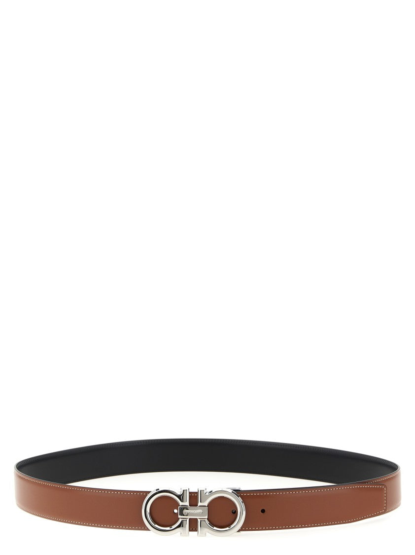 Ferragamo Gancini' Reversible Belt