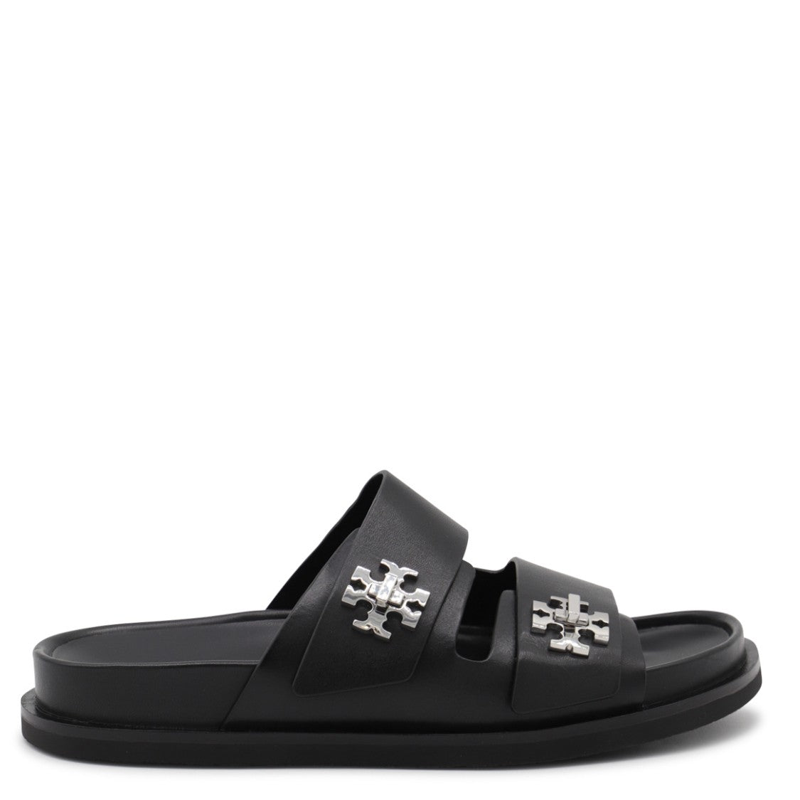 Tory Burch Black Leather Flats