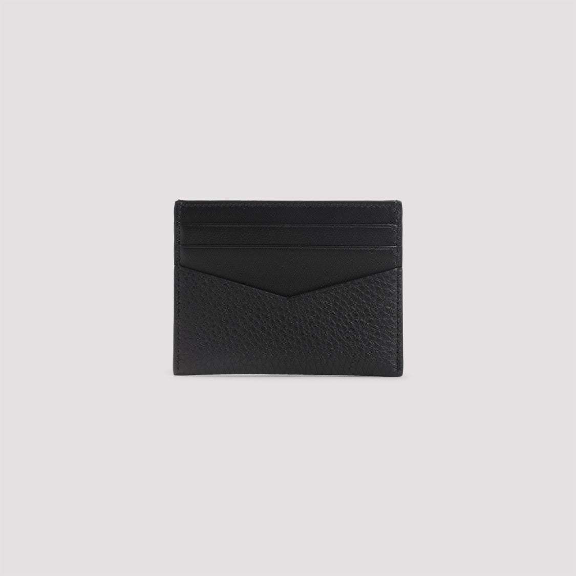 Givenchy 2X3 Black Calf Leather Credit Card Case