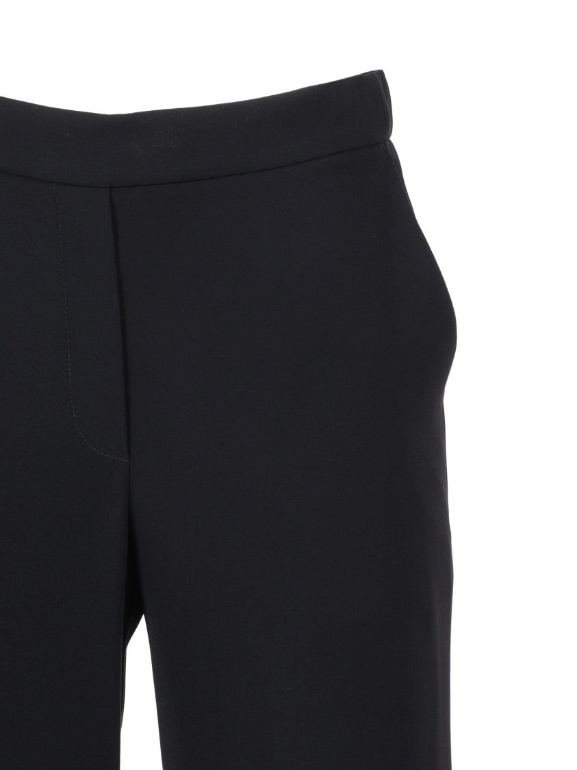 P.A.R.O.S.H. Straight-Leg Trousers With Elastic Waistband