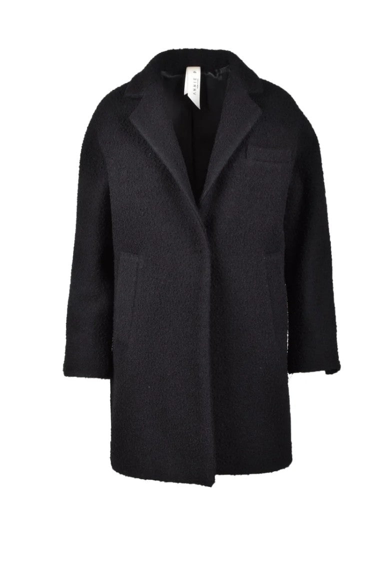 Annie P. Wool Coat - Black