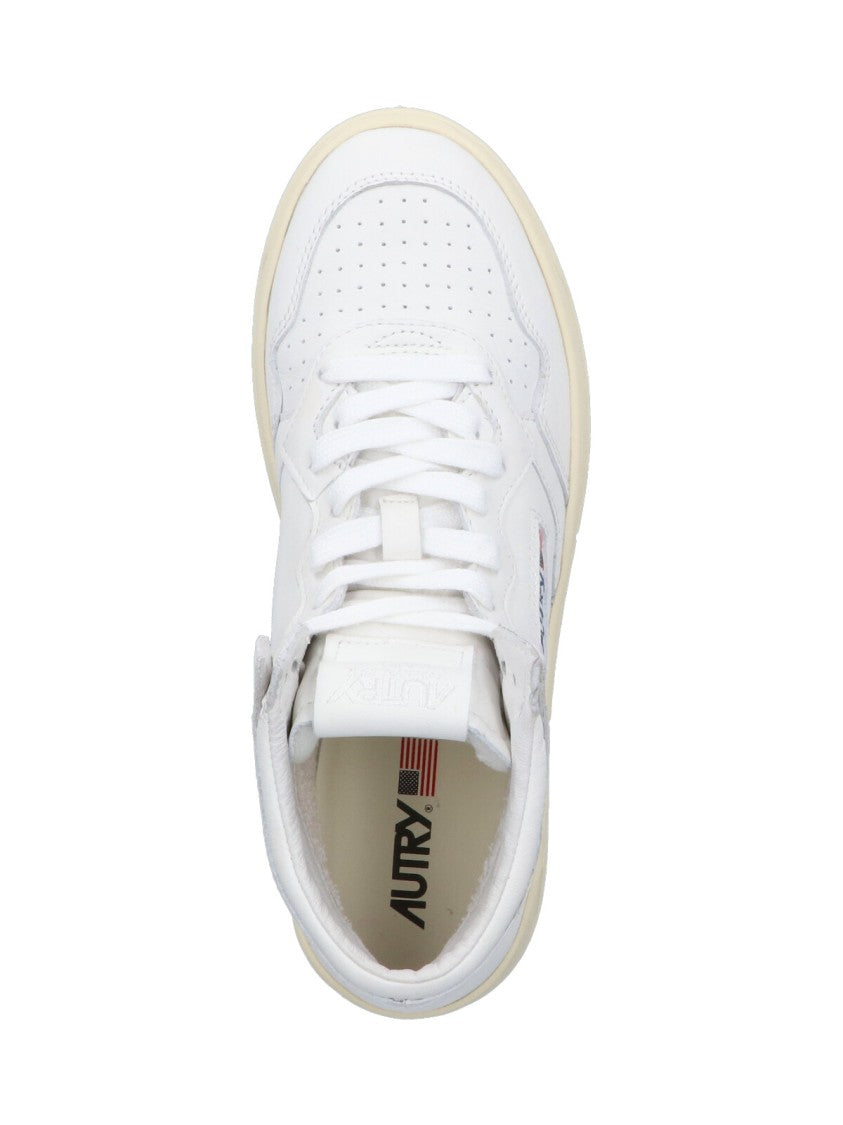 Autry "Medalist" High-Top Sneakers – White