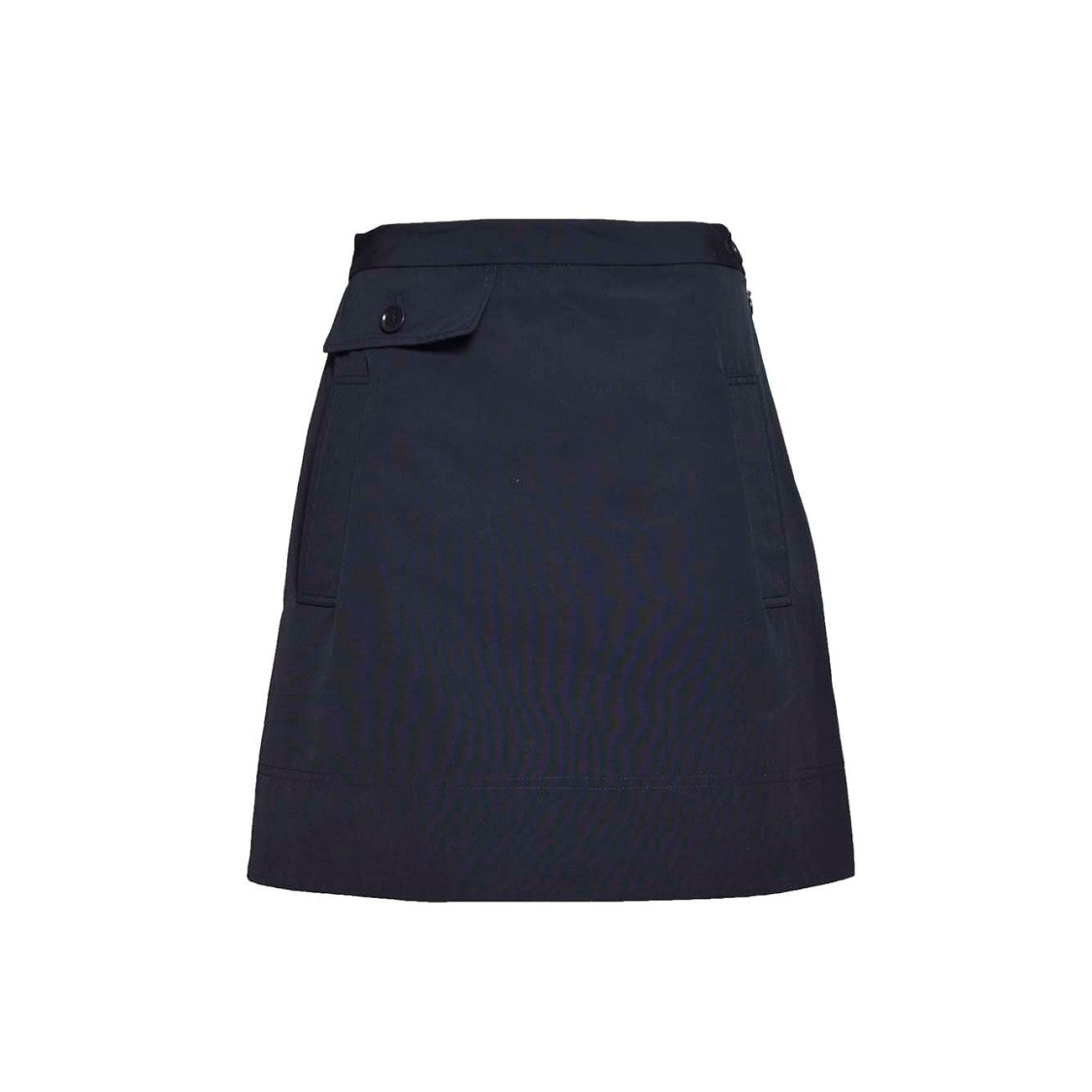 Aspesi Navy Blue Cotton Blend Abigayle Short Skirt