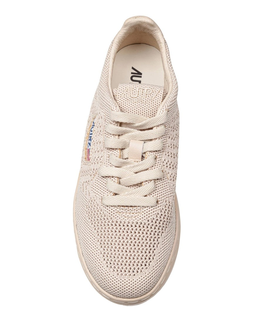 Autry Creme Brulee Fabric Easeknit Sneakers