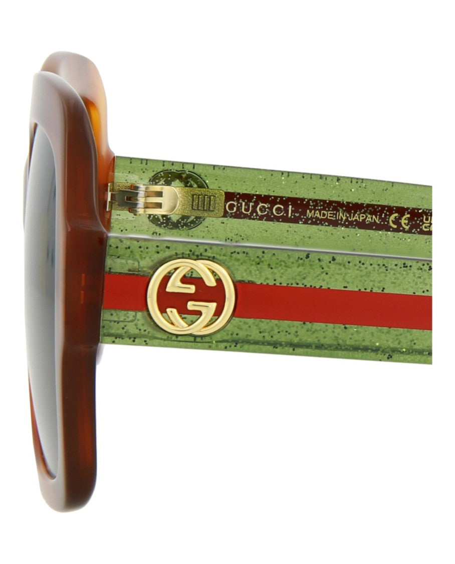 Gucci Square-Frame Acetate Sunglasses