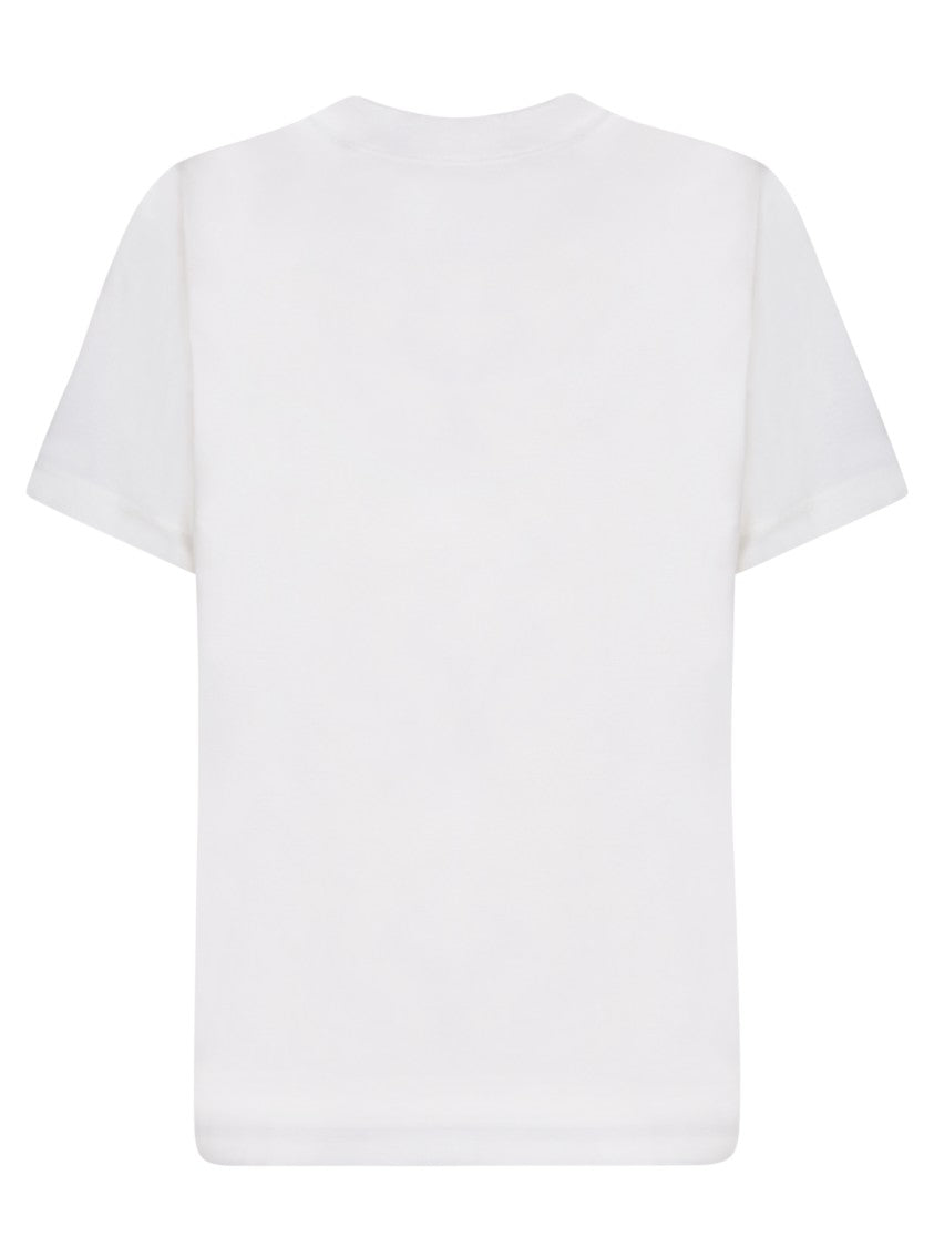Burberry White Cotton T-Shirts