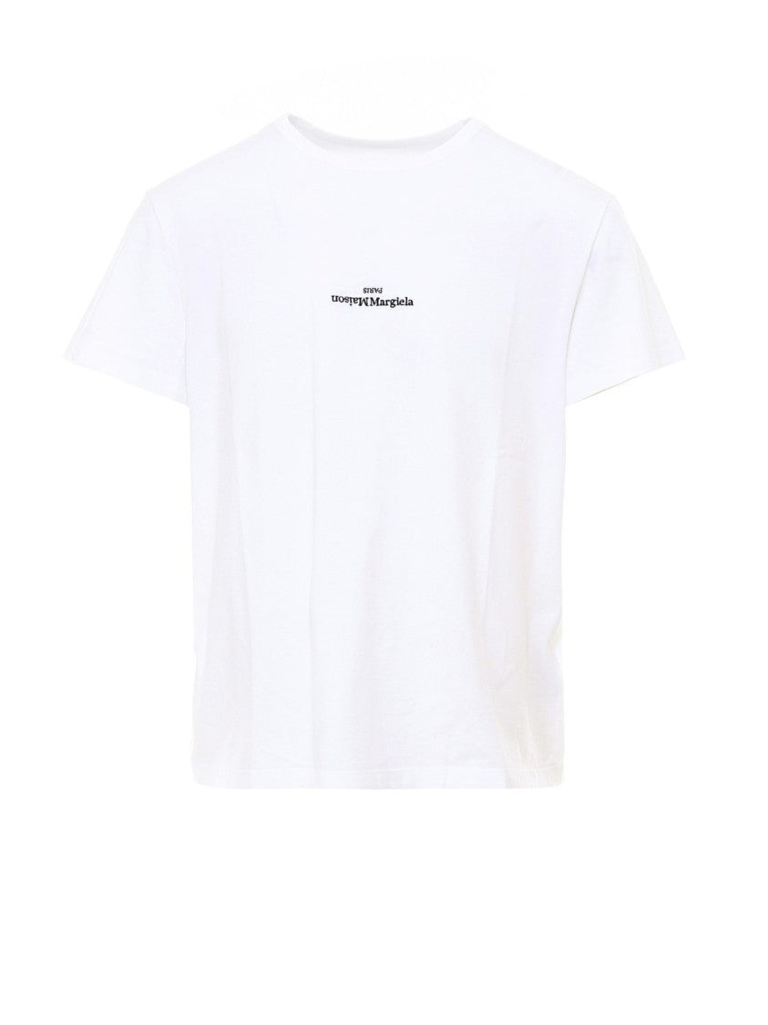 Maison Margiela Minimalist Short-Sleeve T-Shirt With Subtle Logo Detail