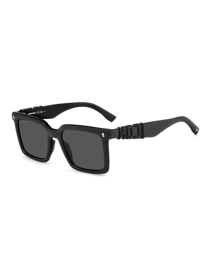Dsquared2 Bold Square Frame Sunglasses With Unique Temple Design
