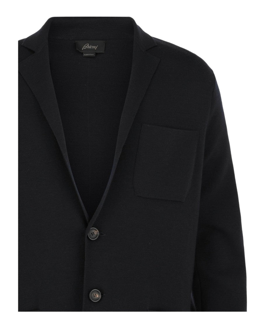 Brioni Single-Breasted Jersey Blazer