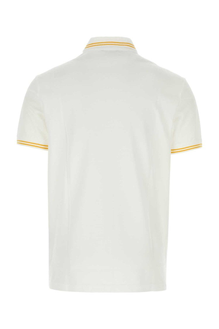 Versace White Piquet Polo Shirt