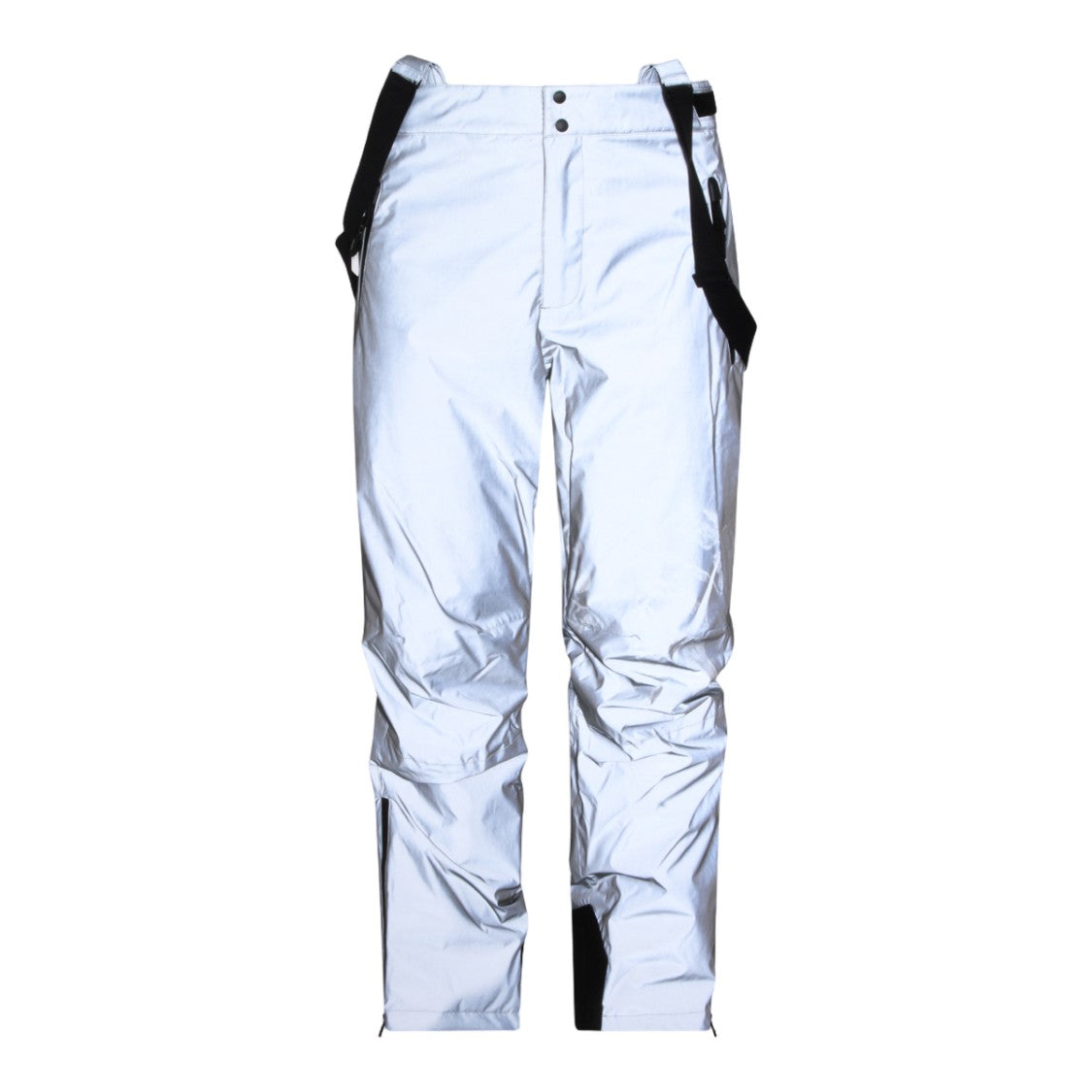 Mackage Reflective Silver Trousers With Articulated Knees