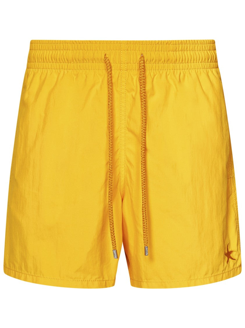 Vilebrequin Starfish Embroidered Yellow Swim Short