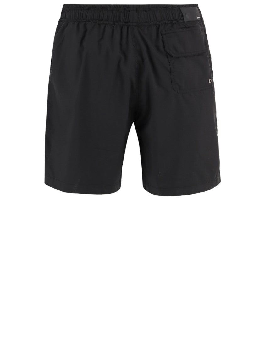 Amiri Technical Fabric Swim Shorts With Adjustable Fit