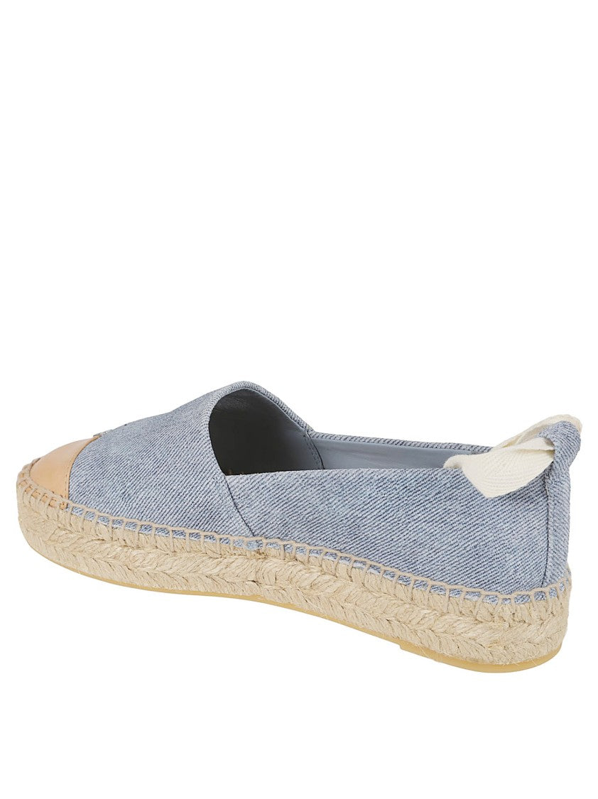 Tory Burch Ankle-Strap Flat Shoes With Jute Sole