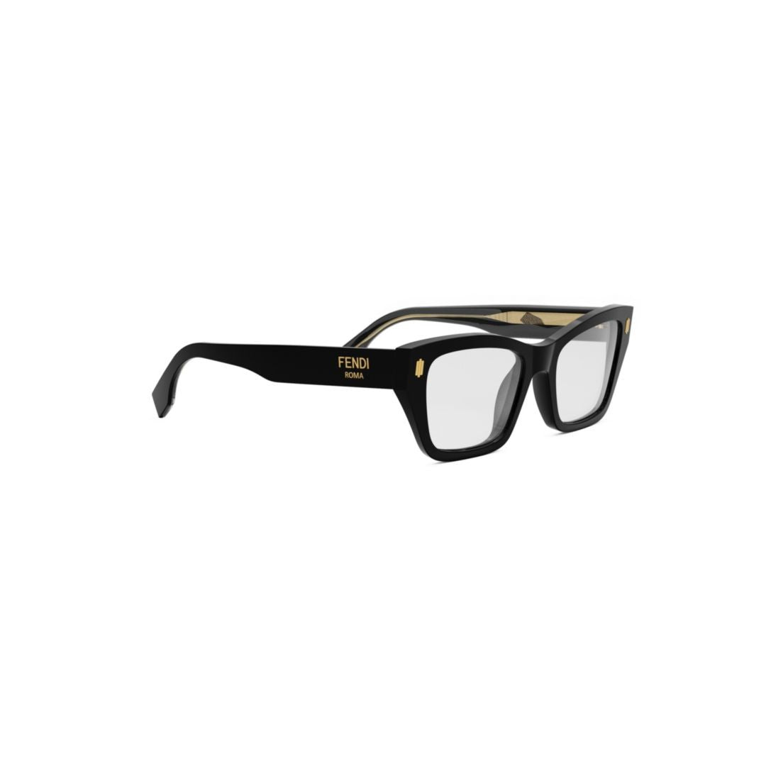 Fendi Fe50118i Oversized Square Frame Eyeglasses