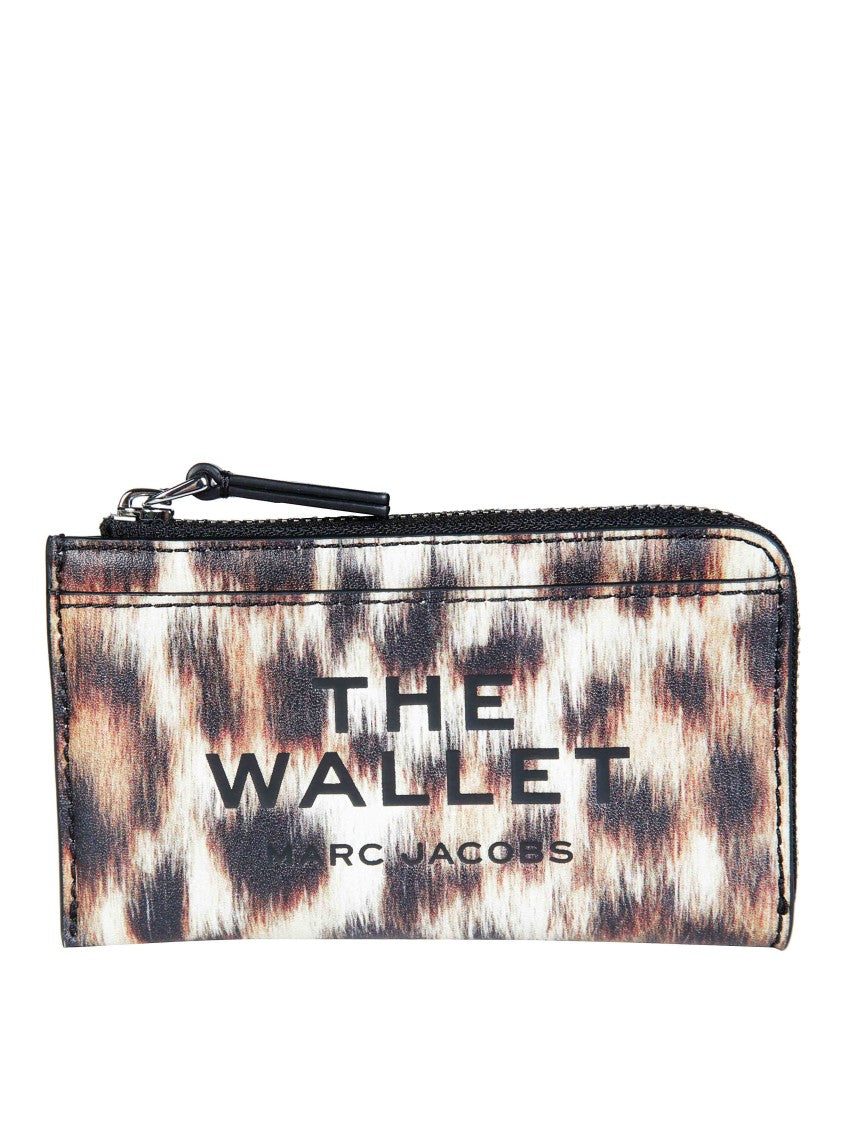 Marc Jacobs The Top Zip Multi Wallet Zip-Around Animal Print Wallet