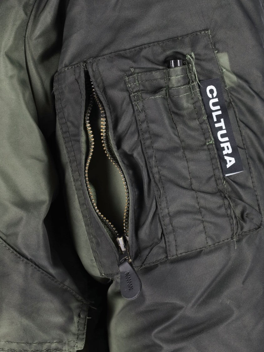 Cultura Modern Tailored Jacket In Rich Green