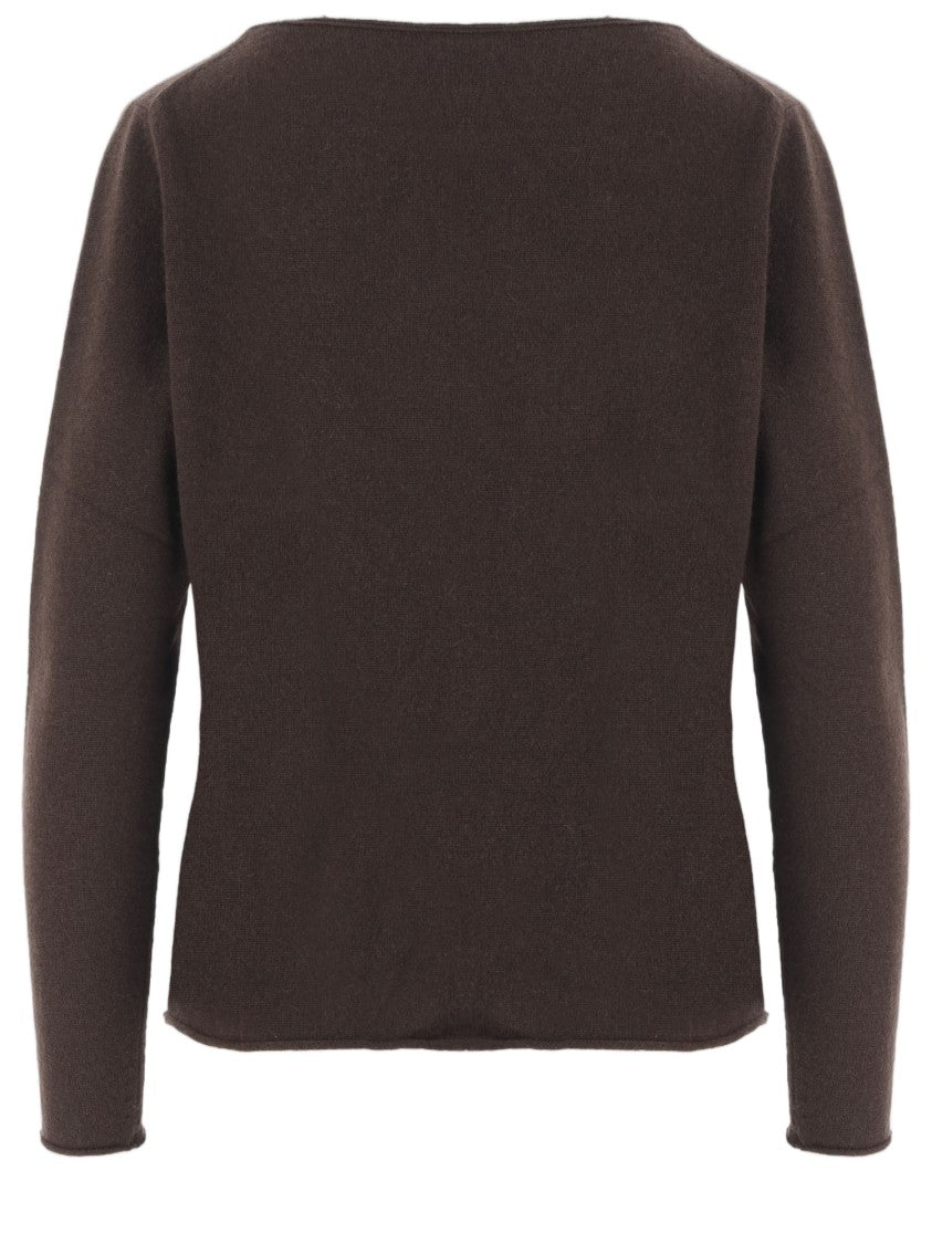 Allude Cashmere Sweater With Round Neckline And Long Sleeves