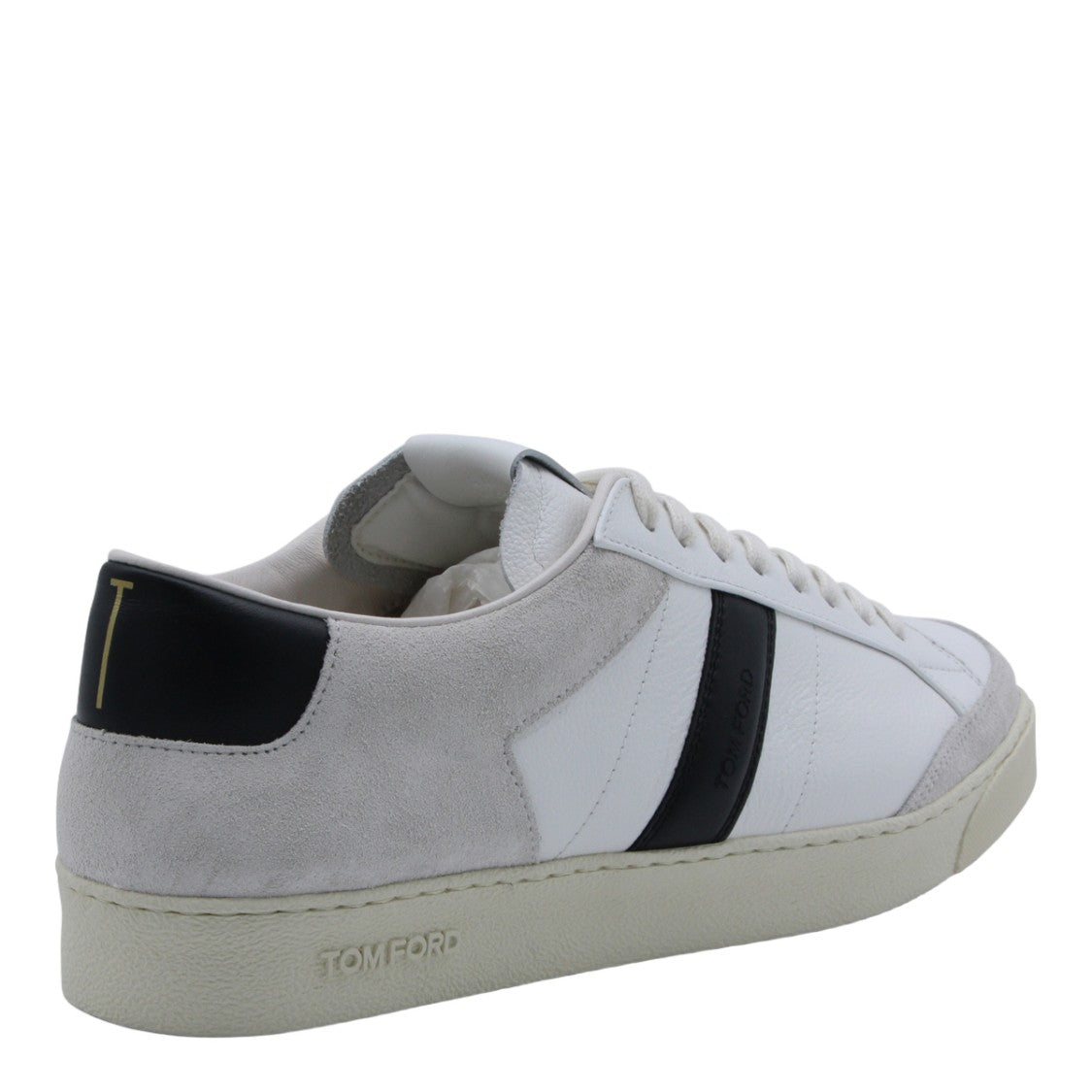 Tom Ford Low-Top Sneakers With Grey Suede Overlays