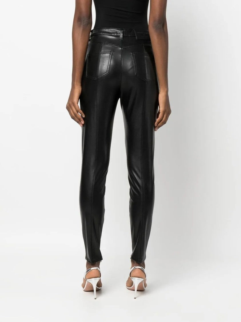 Ermanno Scervino Slim-Fit Pants With Leather-Like Finish