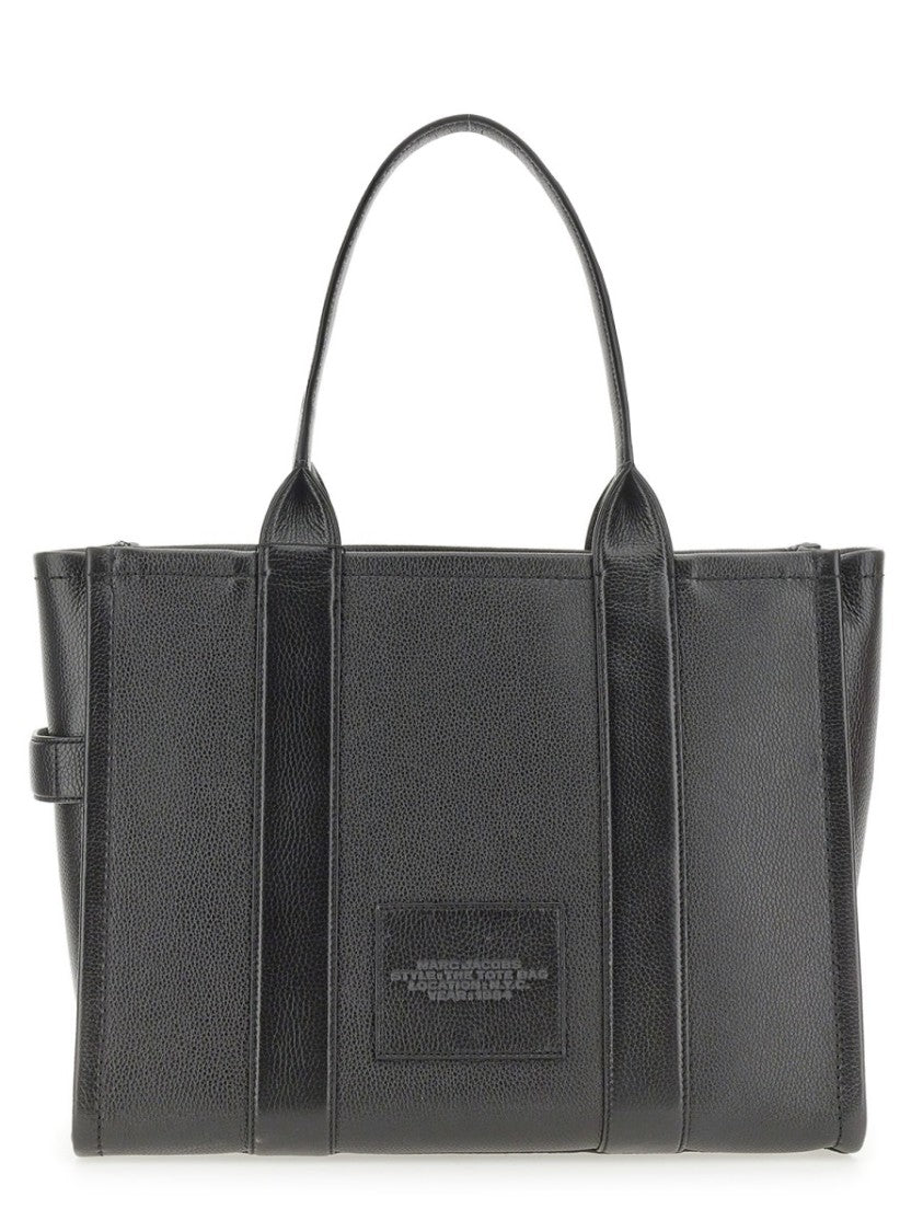 Marc Jacobs Canvas Medium Tote Bag With Zip Closure And Detachable Str