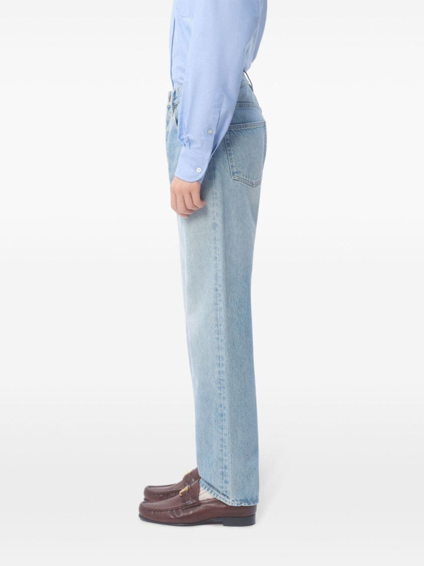 Valentino Relaxed Fit Straight Leg Denim