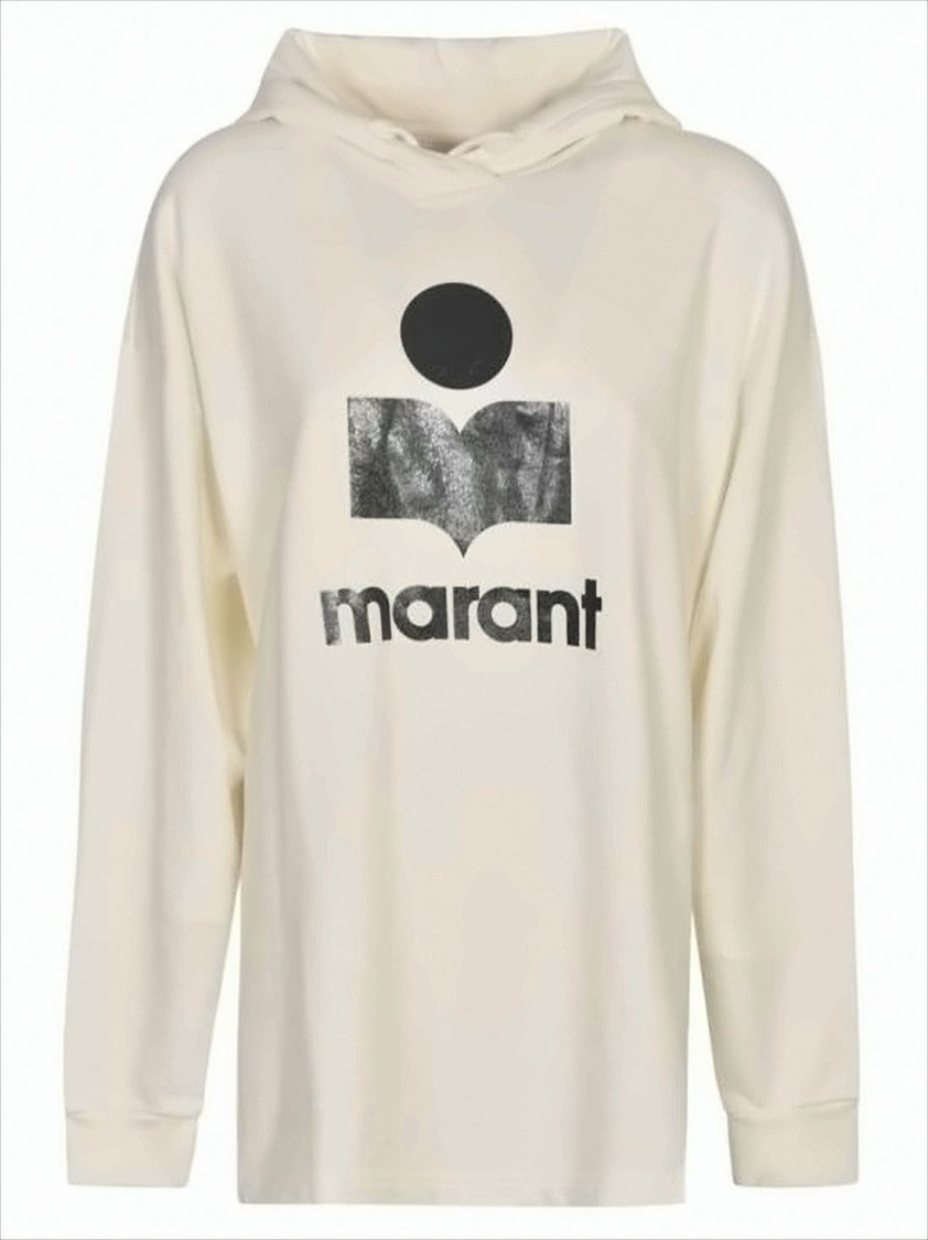 Isabel Marant Relaxed Fit Hoodie With Distinctive Graphic Logo