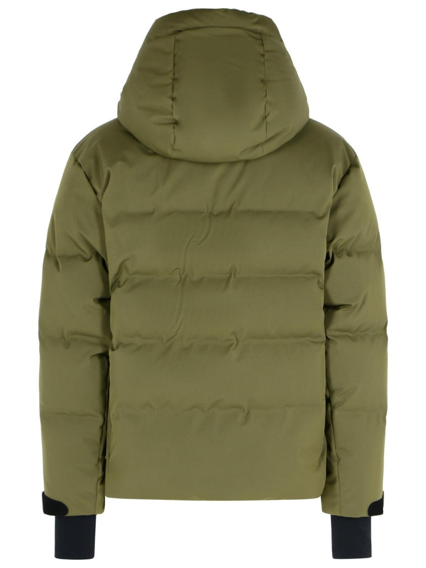 Moncler Grenoble 'Fellberg' Ski Down Jacket In Green Polyamide Blend