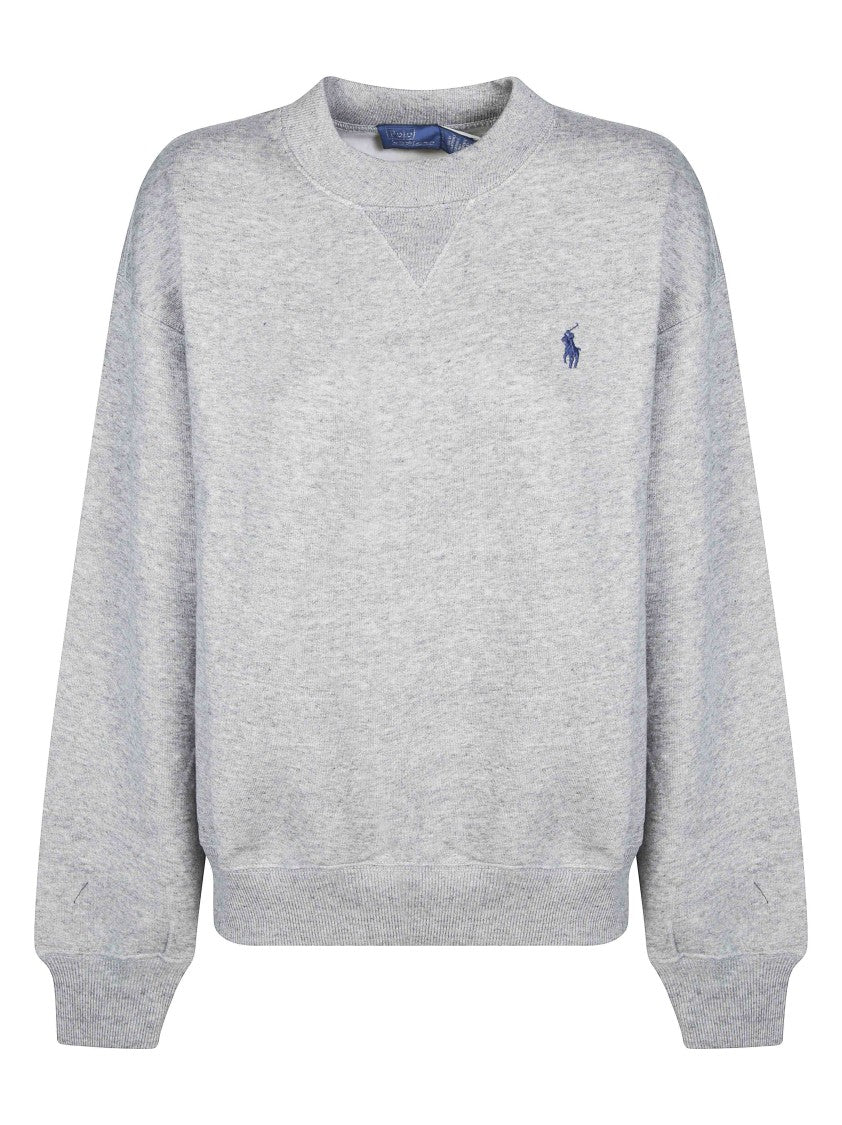 Polo Ralph Lauren Heather Grey Embroidered Sweatshirt
