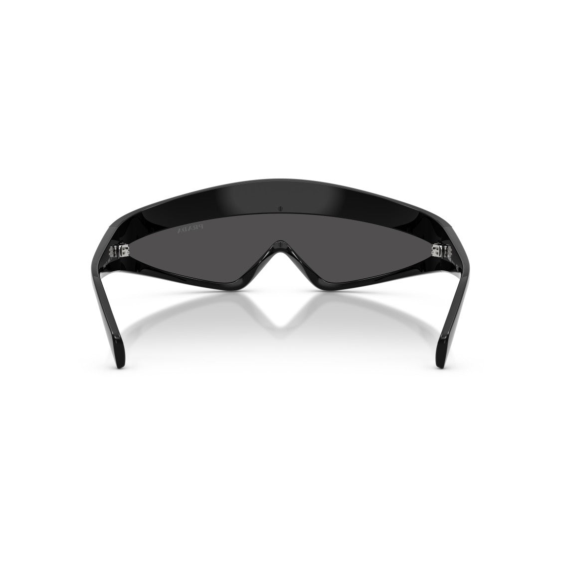 Prada 0Pr B20s Futuristic Black Sunglasses