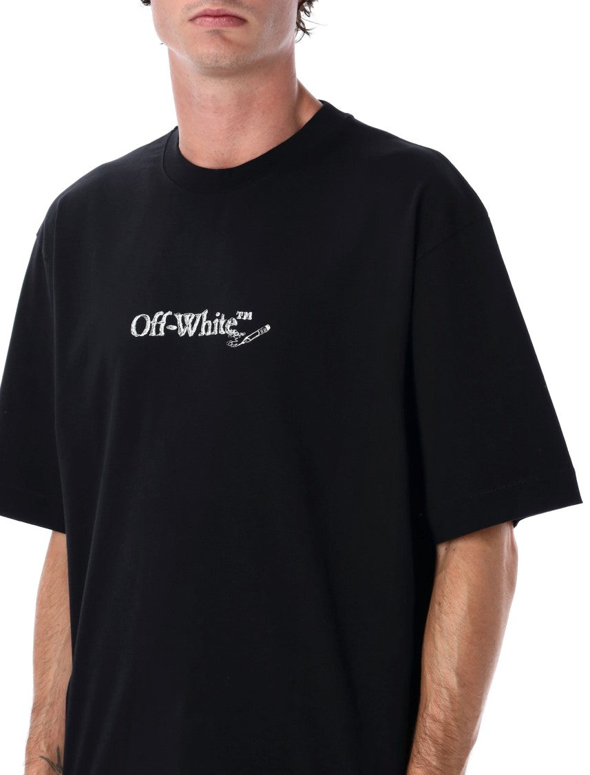 Off-White Scribble Arrow Cotton T-Shirt