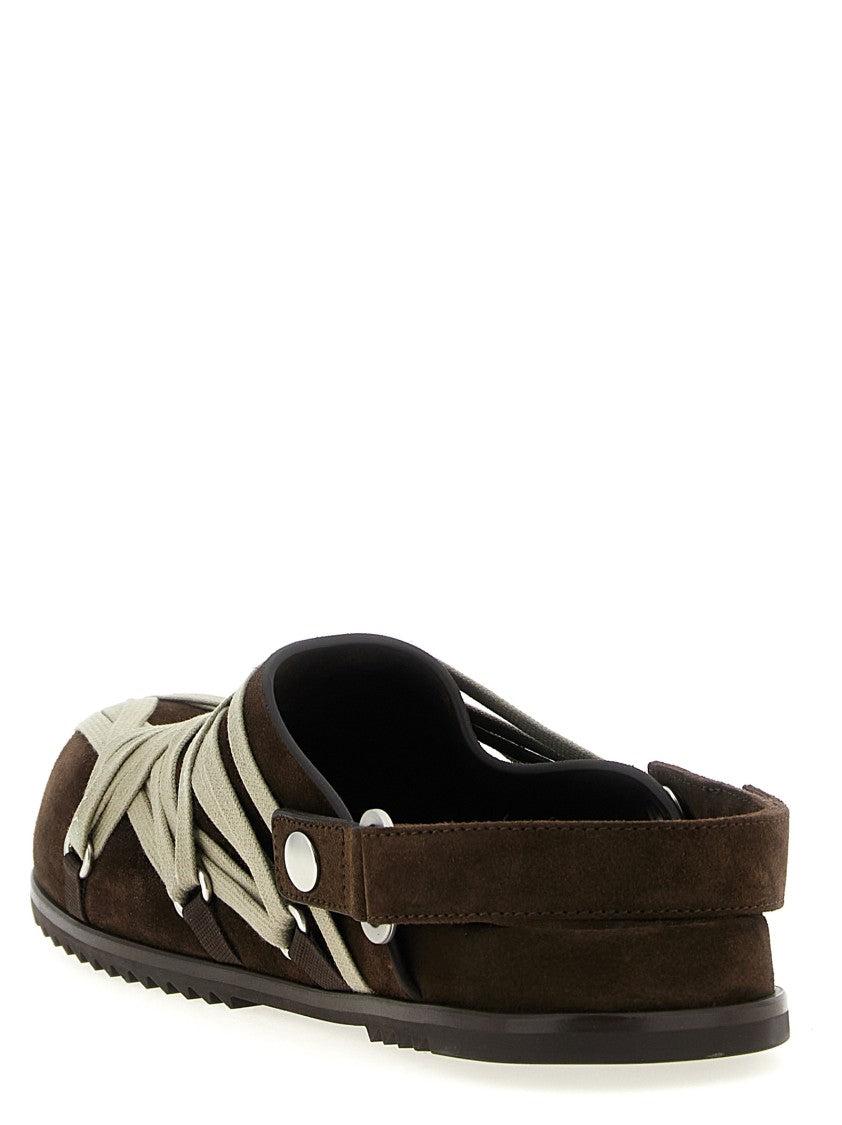 Rick Owens 'Megalace Mule Granola' Sabots