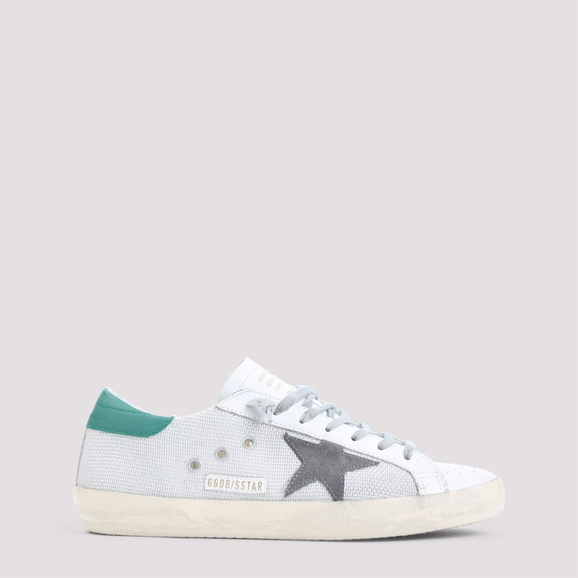 Golden Goose White Leather Golden Goose Superstar Sneakers