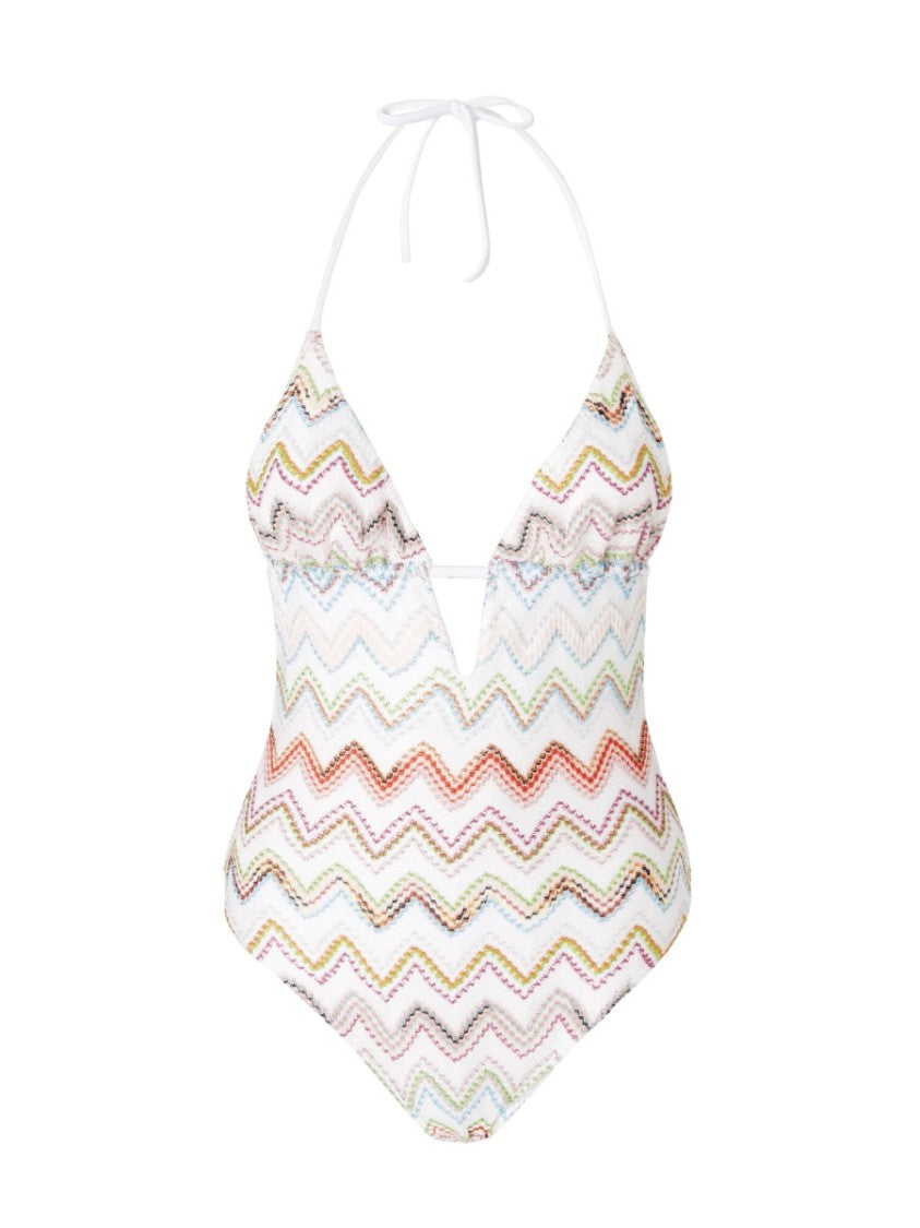 Missoni Zig Zag Lamé One-Piece Swimsuit