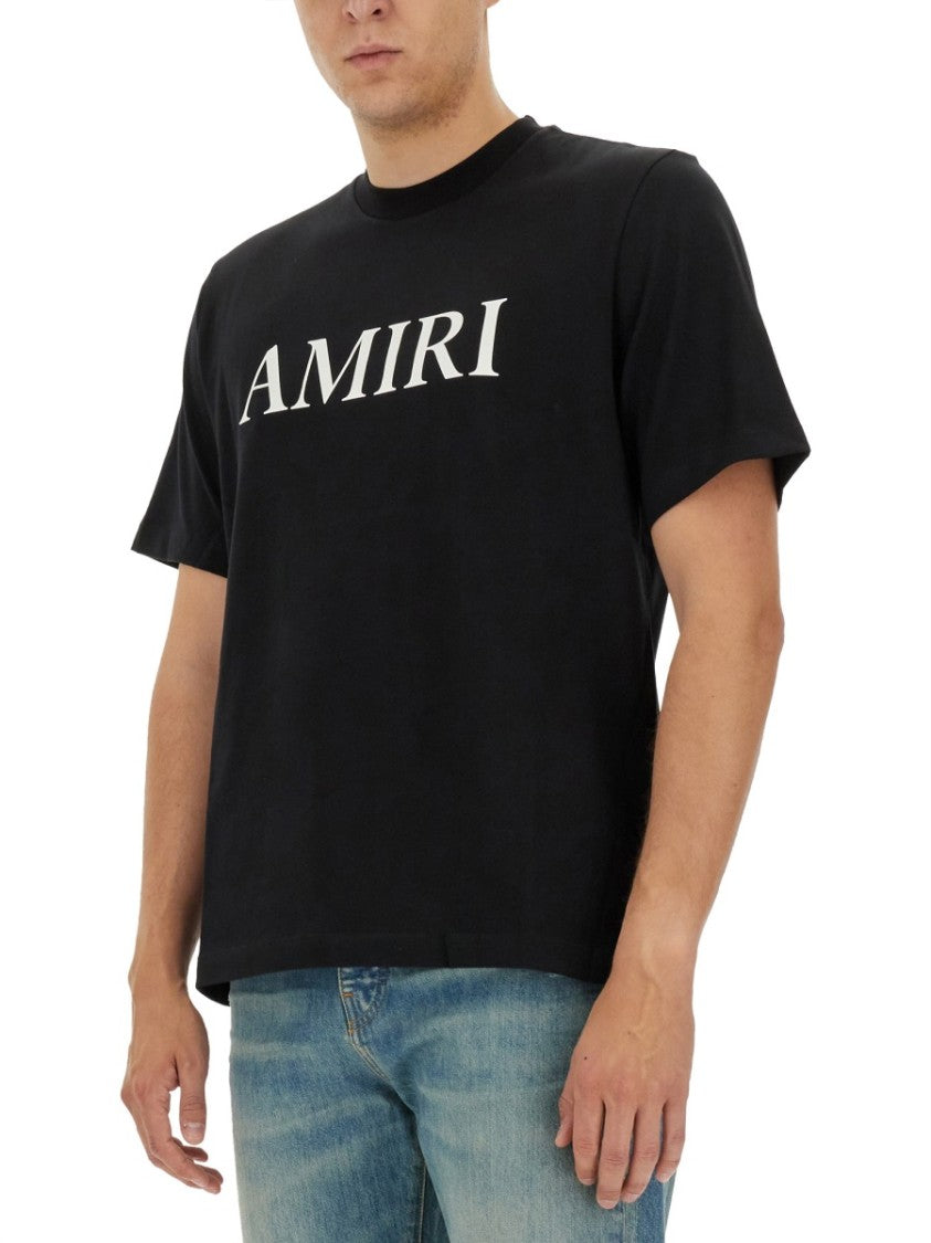 Amiri Regular Fit Bold Logo Cotton T-Shirt