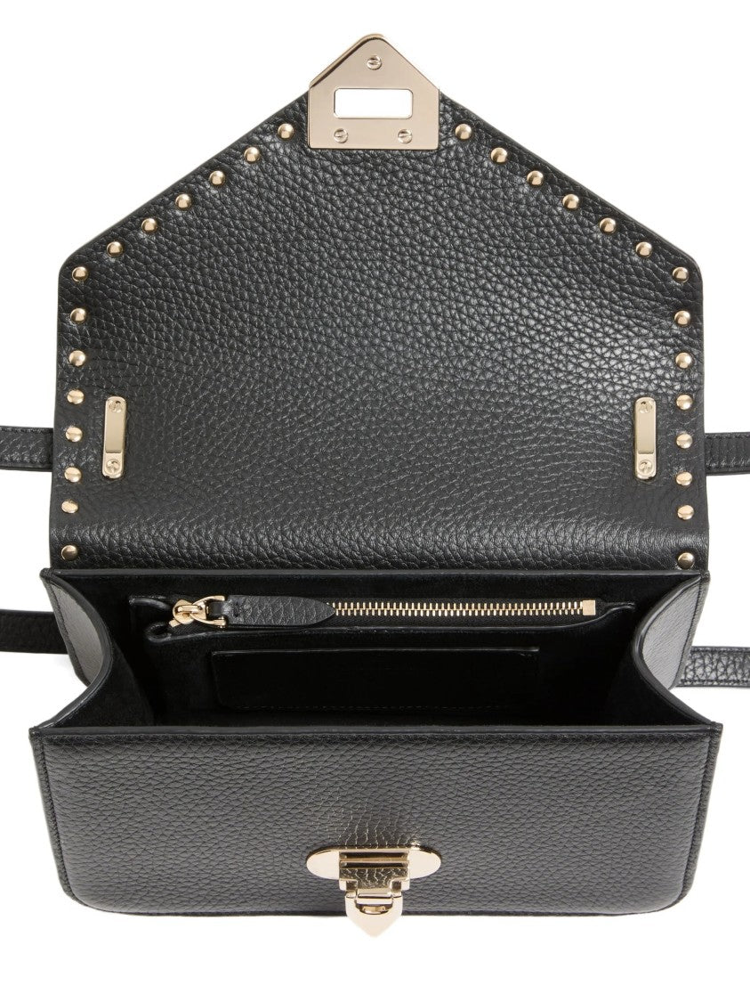 Valentino Rockstud Small Textured Leather Bag