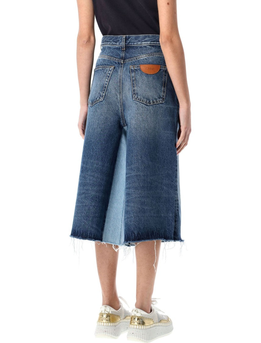 Chloé Patchwork Bermuda Shorts