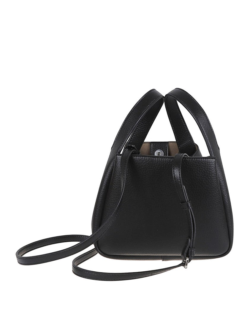 Stella Mccartney Triangular-Shaped Handbag With Textured Finish