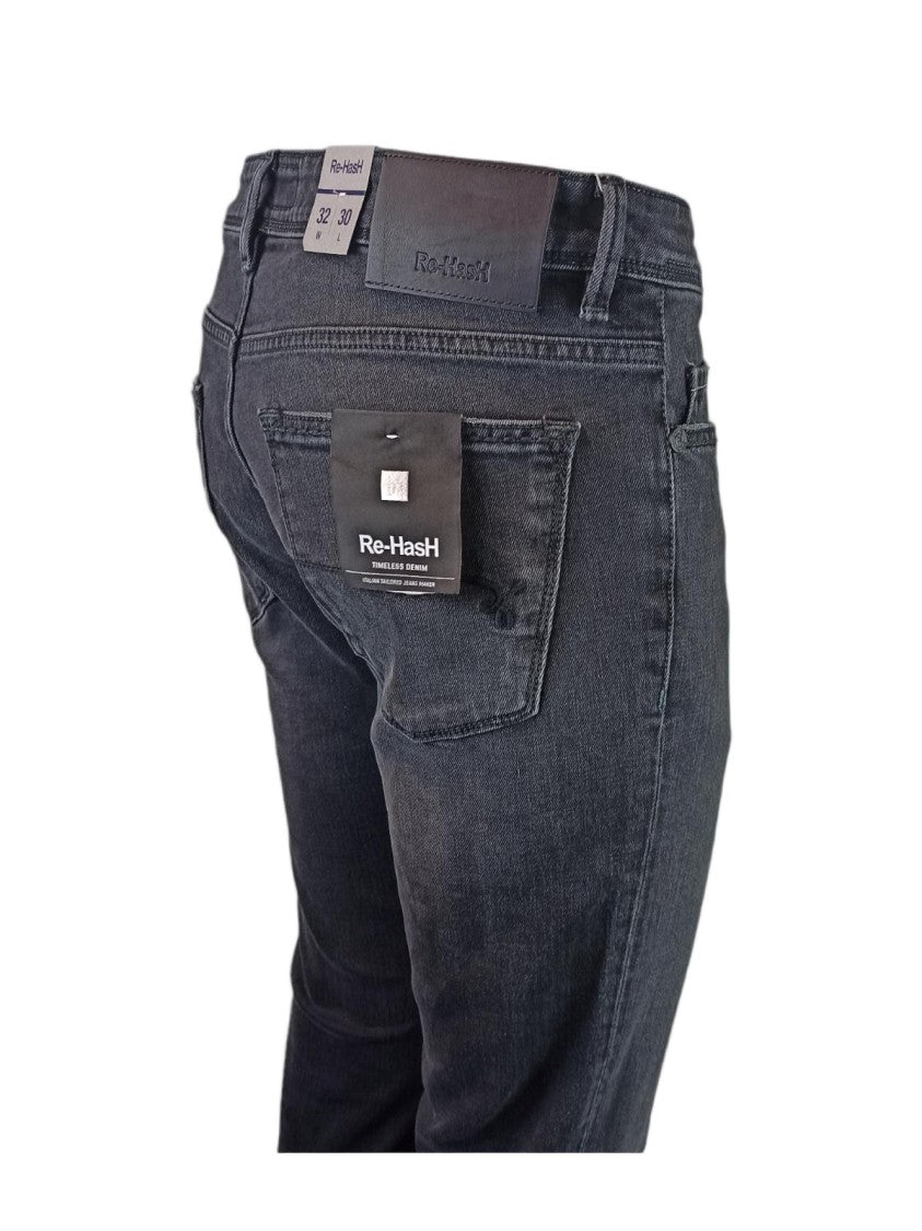 Re-Hash Mid-Low Waist Straight Leg Jeans
