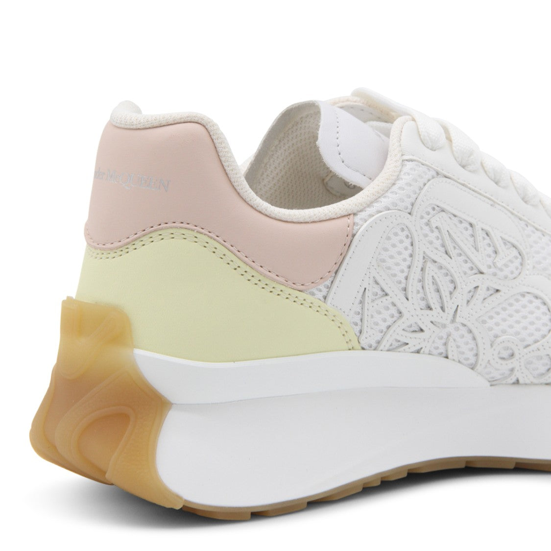 Alexander Mcqueen White Cotton Laces Sneakers