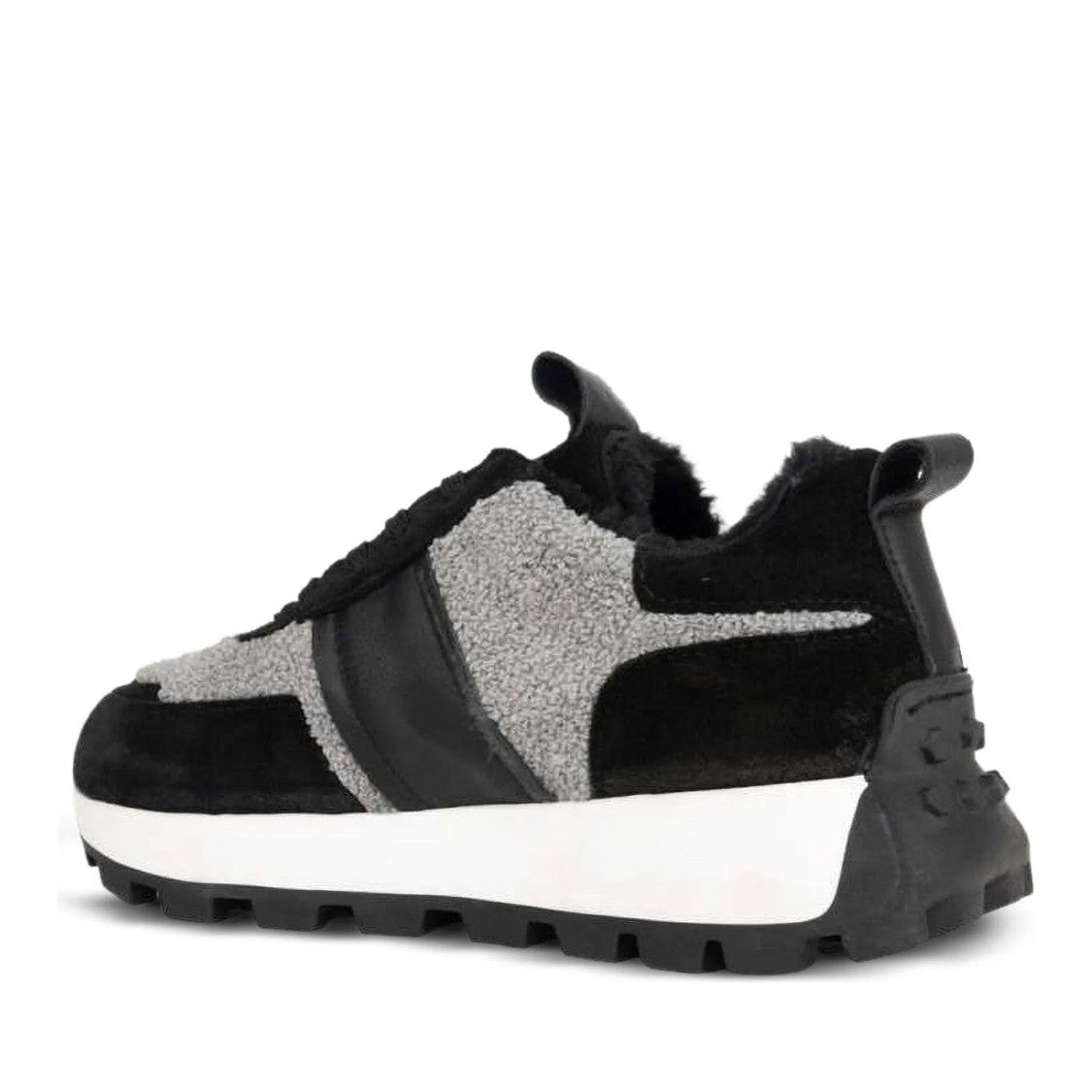 Sergio Moretti Black Suede Sporty Sneakers