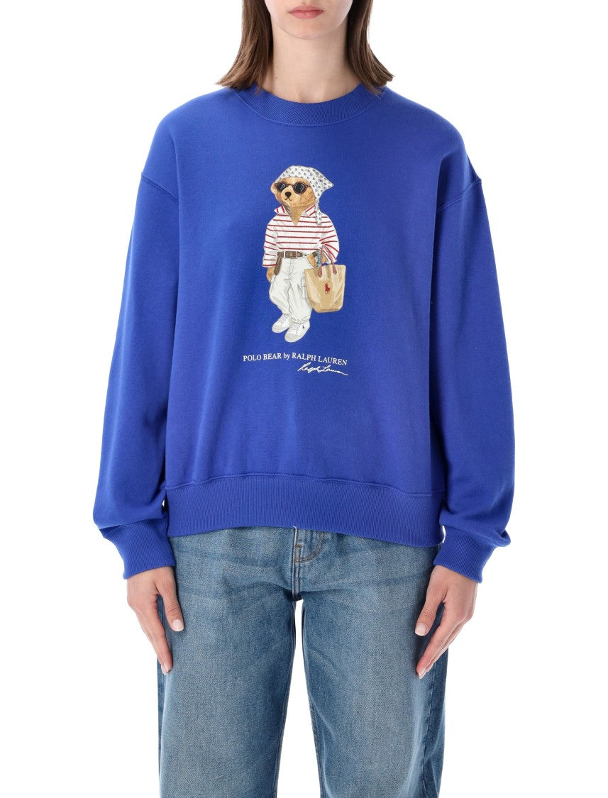 Polo Ralph Lauren Bear Crew Neck Fleece Sweatshirt