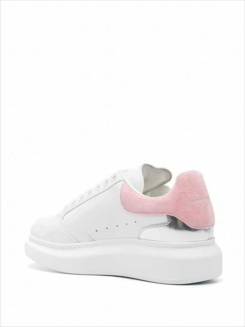 Alexander Mcqueen Smooth White Calf Leather Sneakers