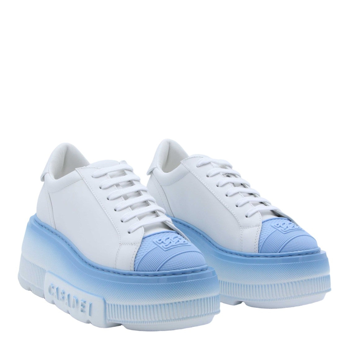 Casadei White Sneakers With Classic Silhouette