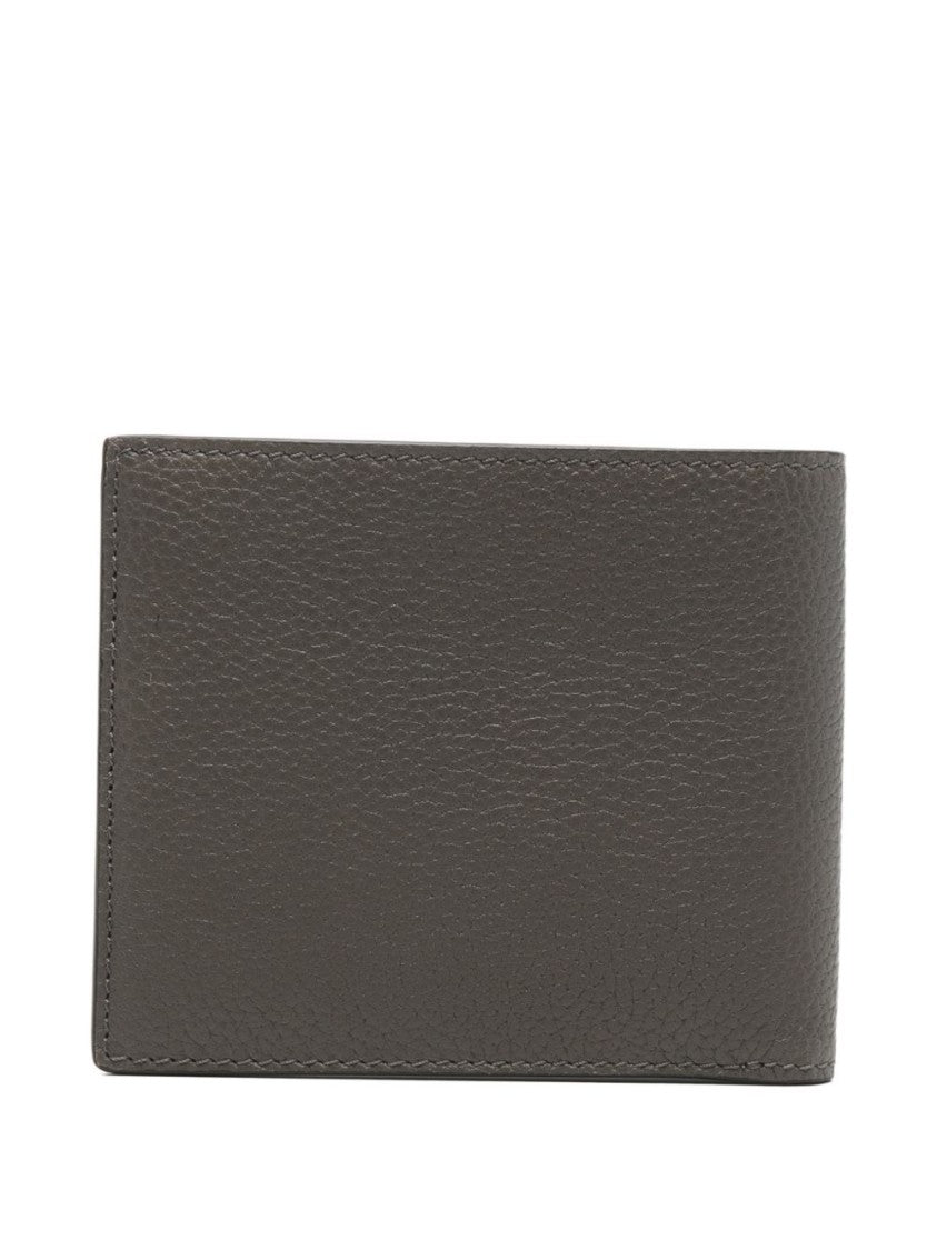 Tom Ford Black Textured Calf Leather Bifold Wallet