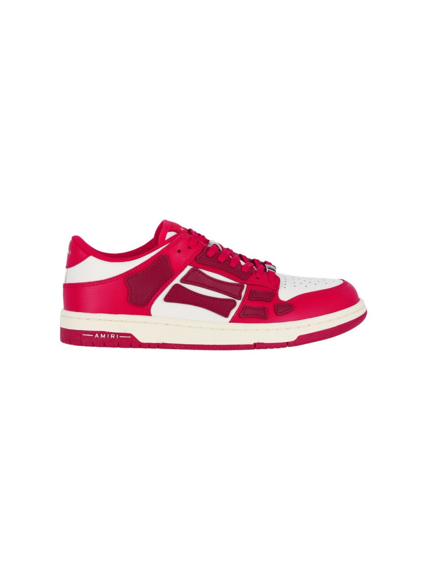 Amiri Sporty Sneakers With Vibrant Red And White Elements